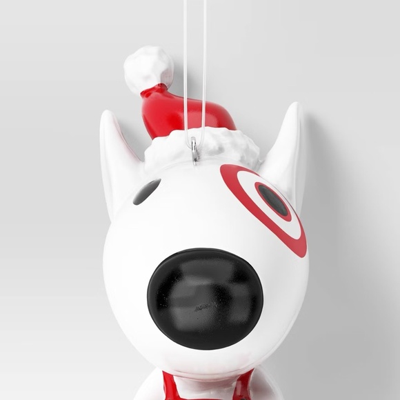 4.5" Christmas Resin Target Bullseye Dog Ornament - Wondershop - Picture 3 of 3